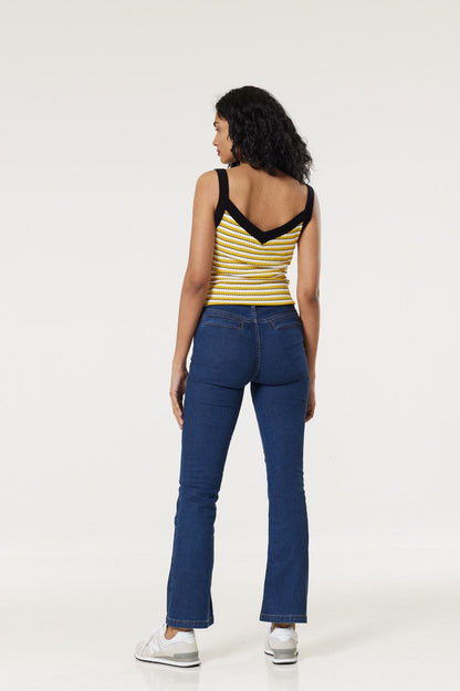 Jeans mit Bumblebee-Print