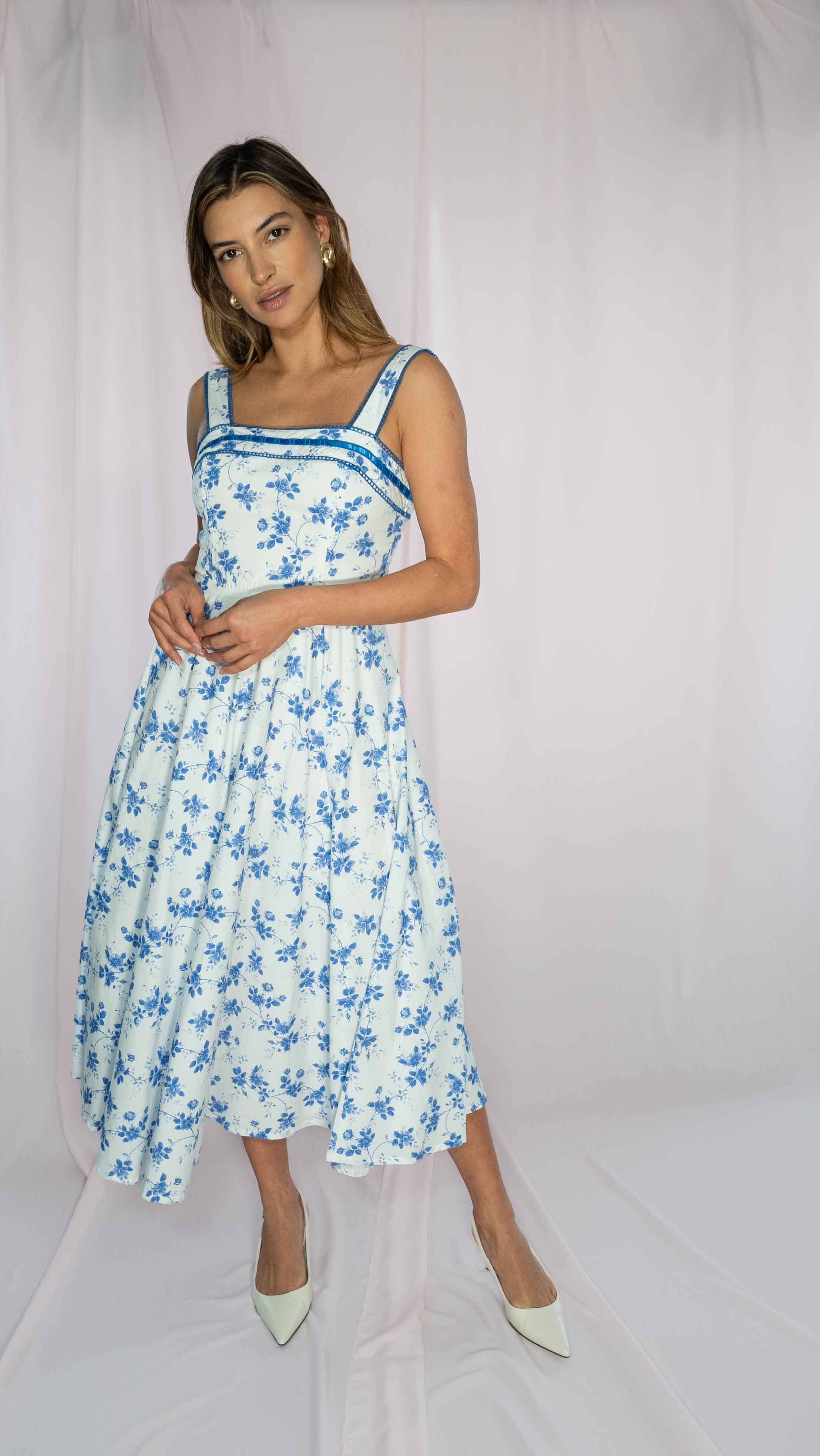 Ivy Blue Floral Dress