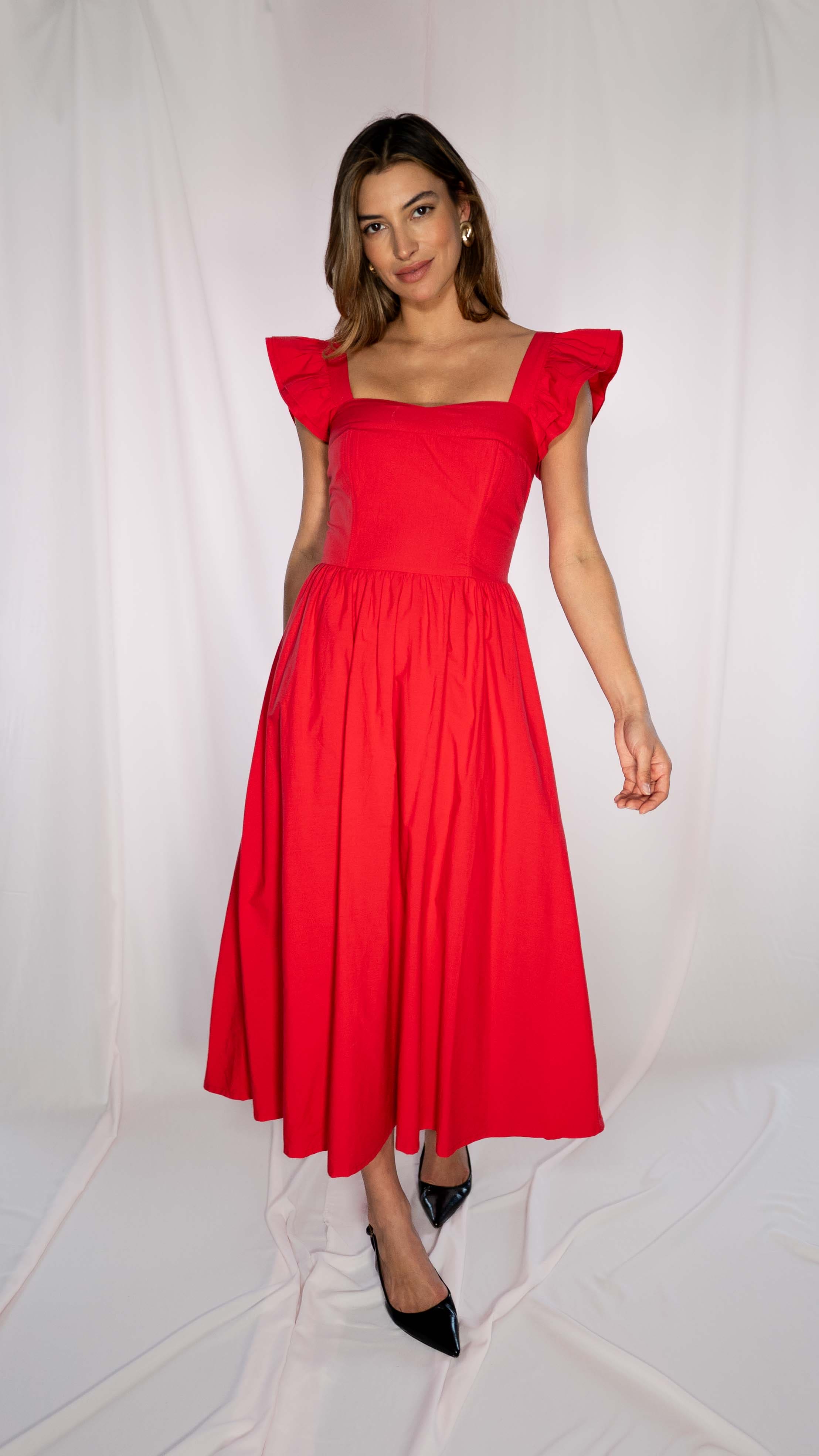 Dornröschen-Rotes Kleid