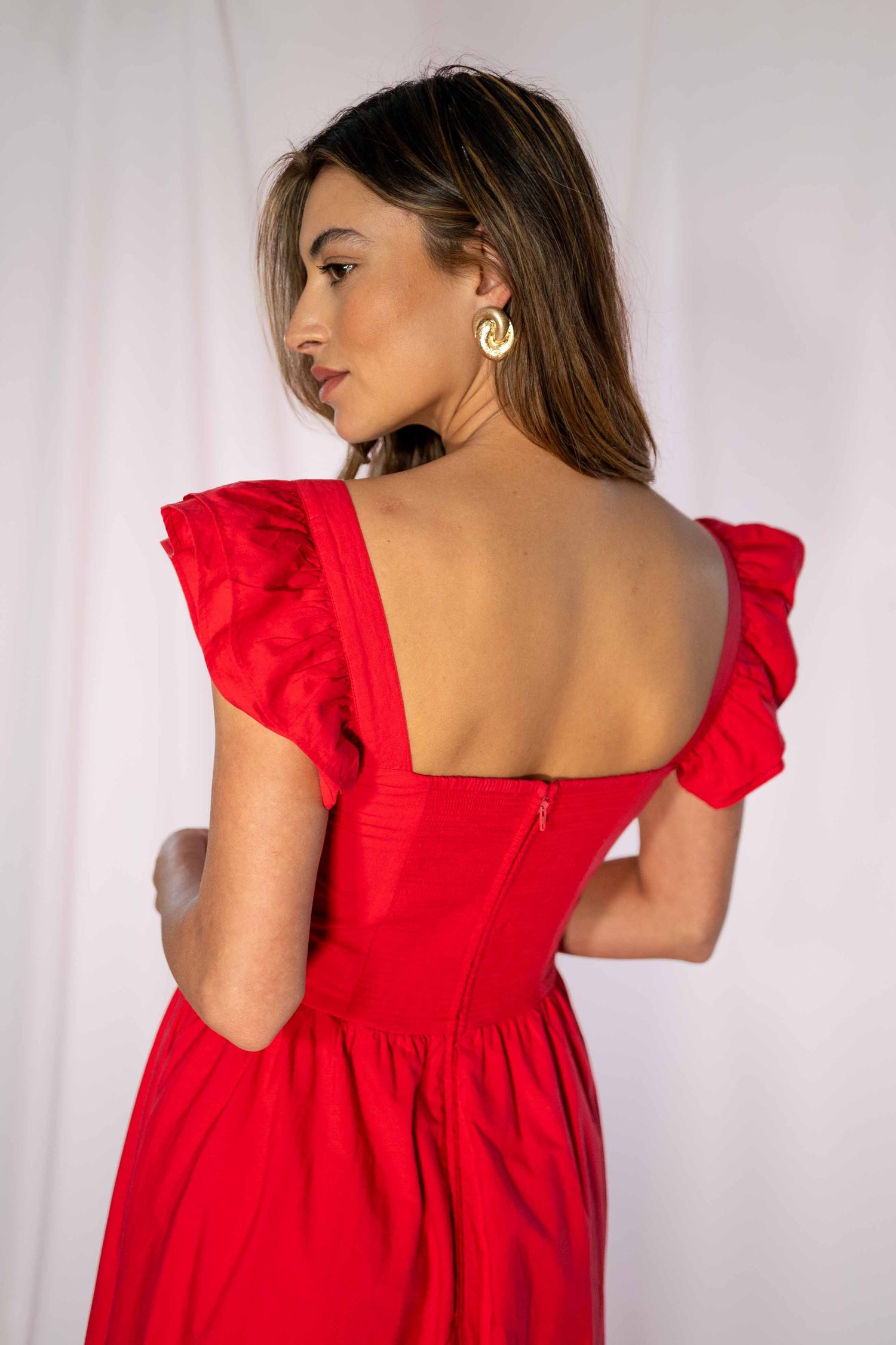 Dornröschen-Rotes Kleid