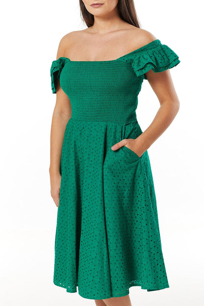 Raphaella Green Dress