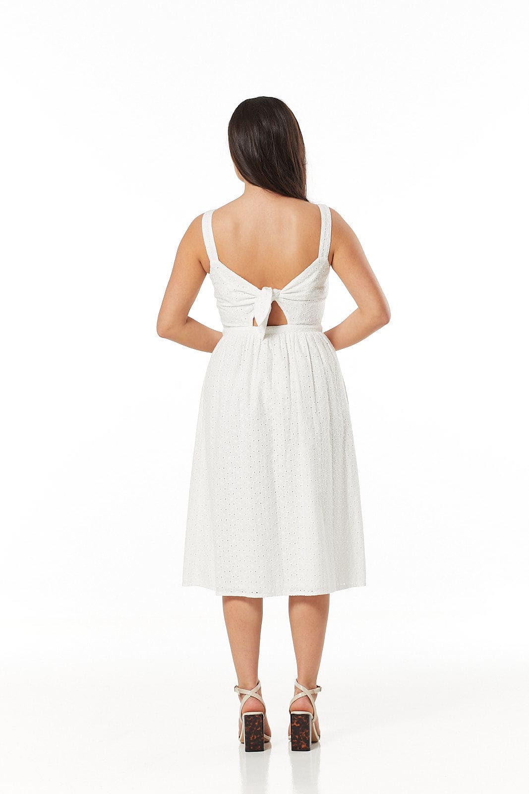 Remmy White Broderie Anglaise Dress