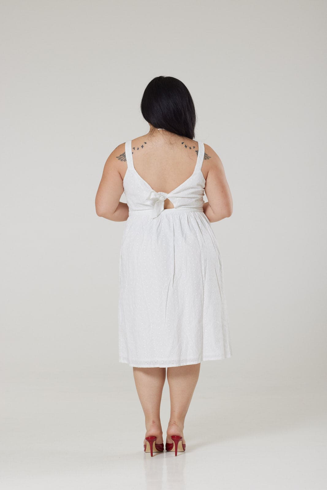 Remmy White Broderie Anglaise Dress