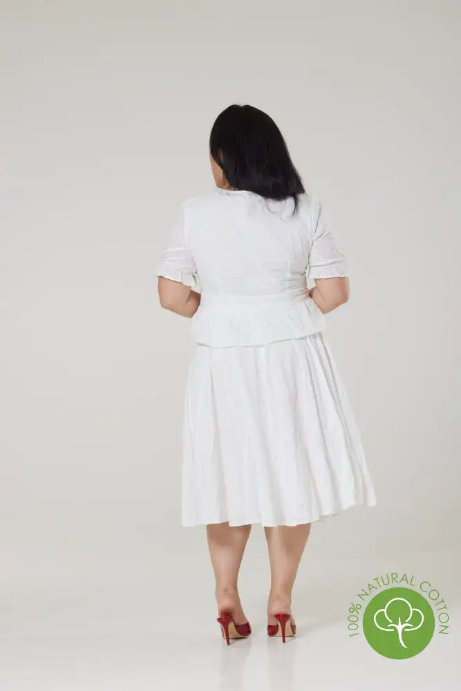 Angelina White Skirt