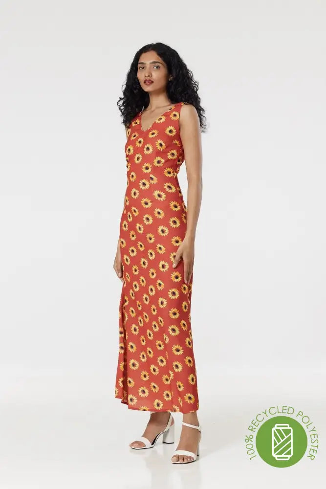 Glini Sunflower Dress - Timeless London