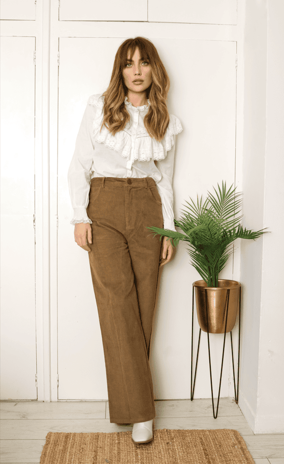 Veda Khaki Trousers