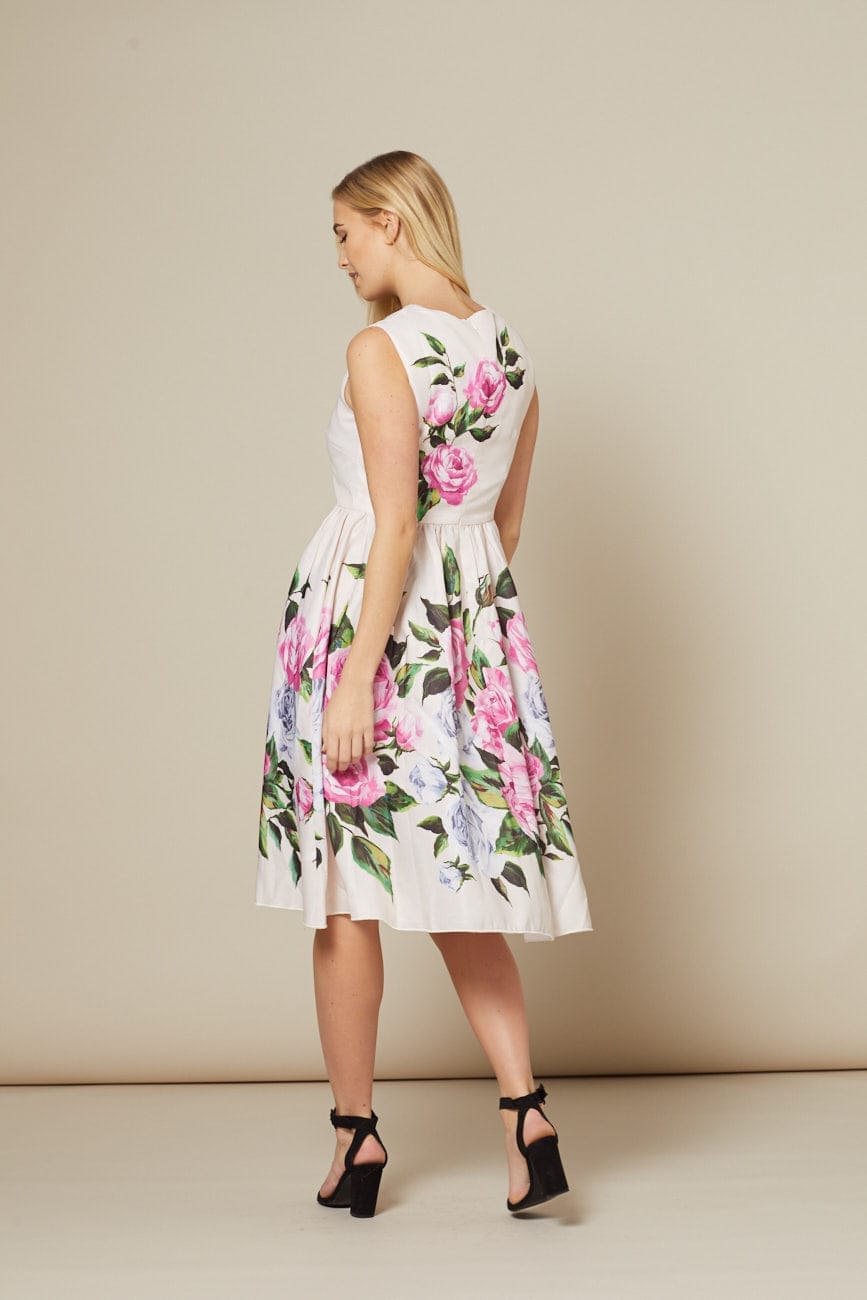 Leane Floral Dress - Timeless London