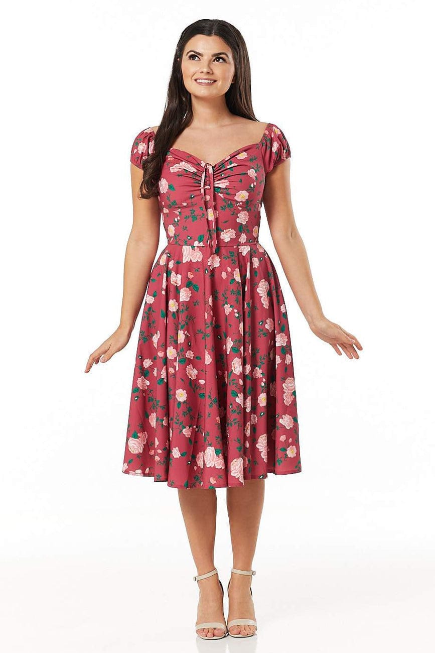 Rose Swing Dress - Timeless London